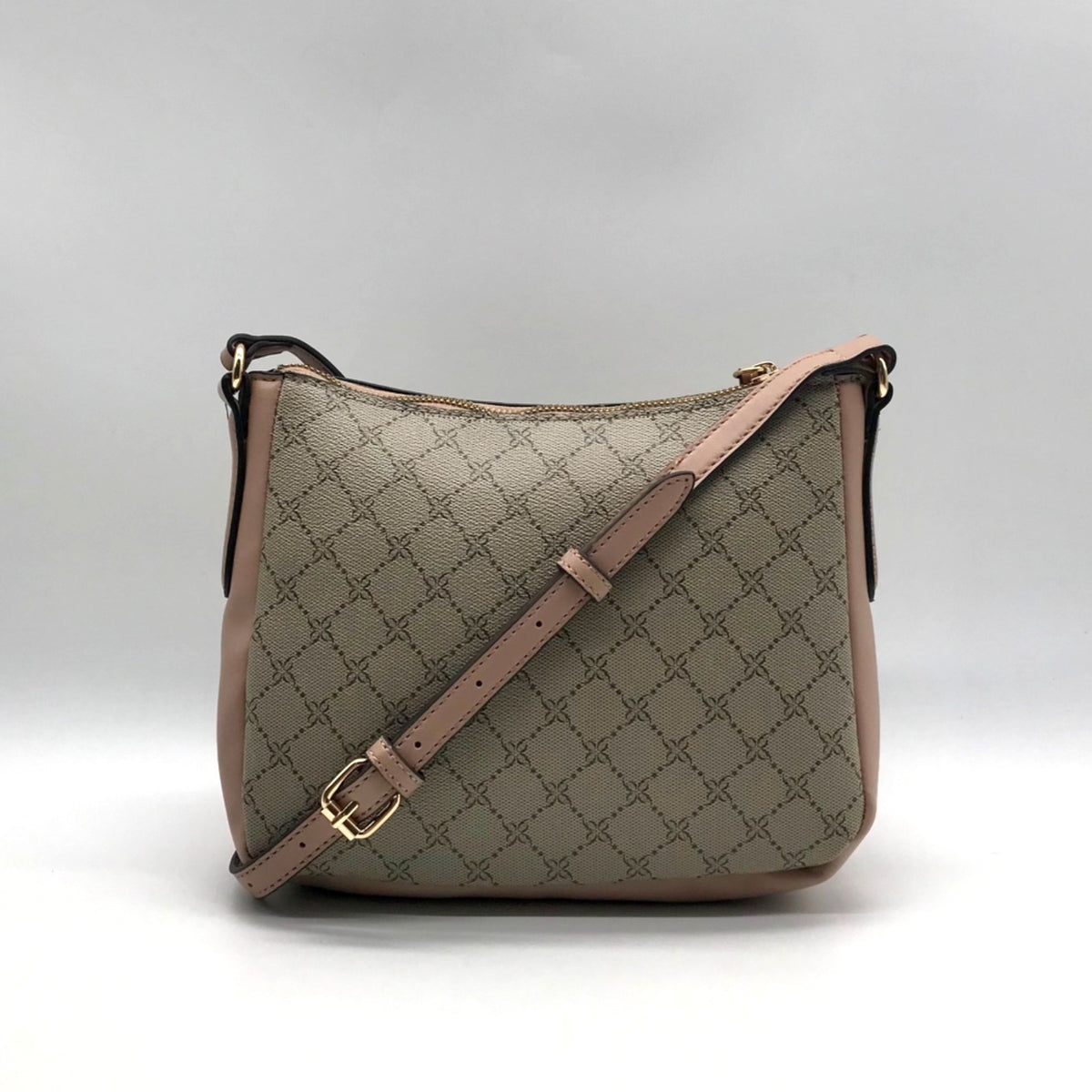 Nine West Pink &amp; Grey Crossbody Bag
