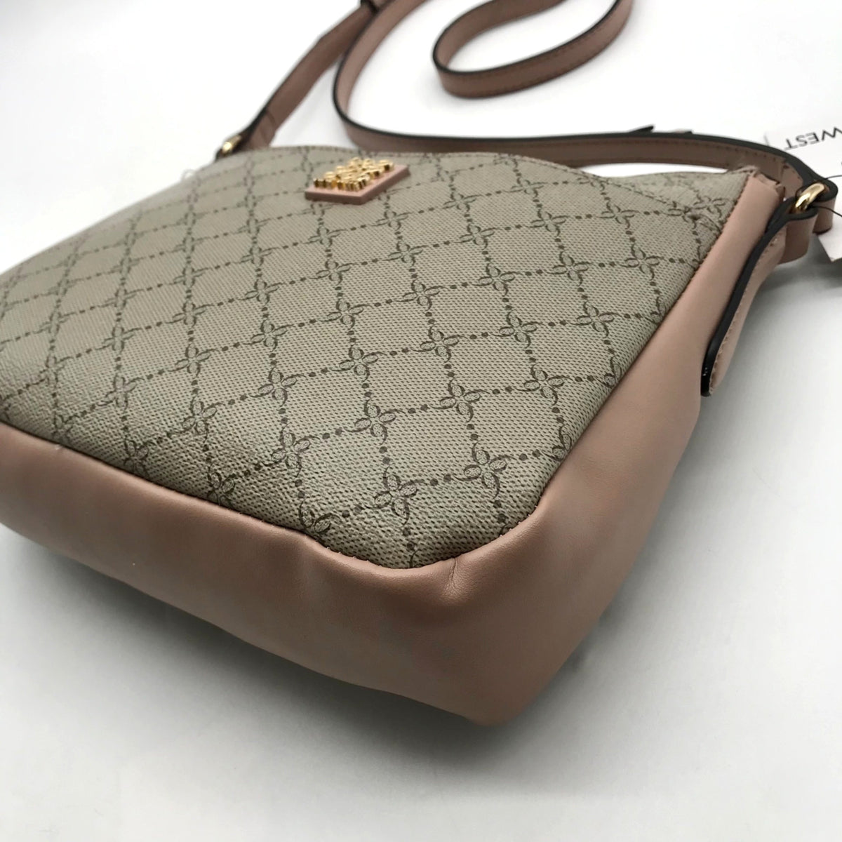Nine West Pink &amp; Grey Crossbody Bag