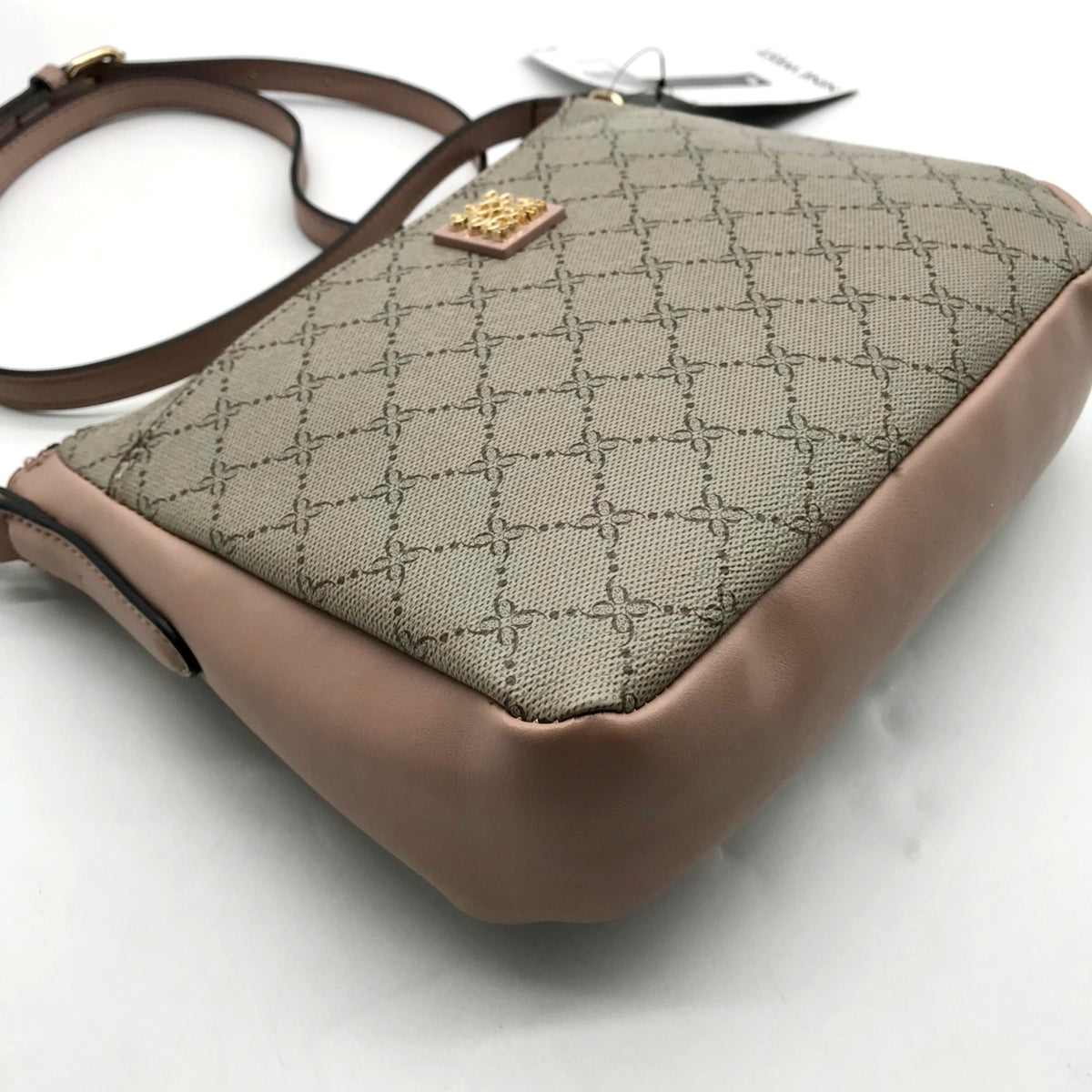 Nine West Pink &amp; Grey Crossbody Bag
