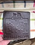 Coach Brown Monogram Canvas Pink Heritage Stripe Tote Bag 11349