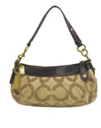 Coach Brown & Gold Signature Canvas Madison Small Hobo Bag 12950