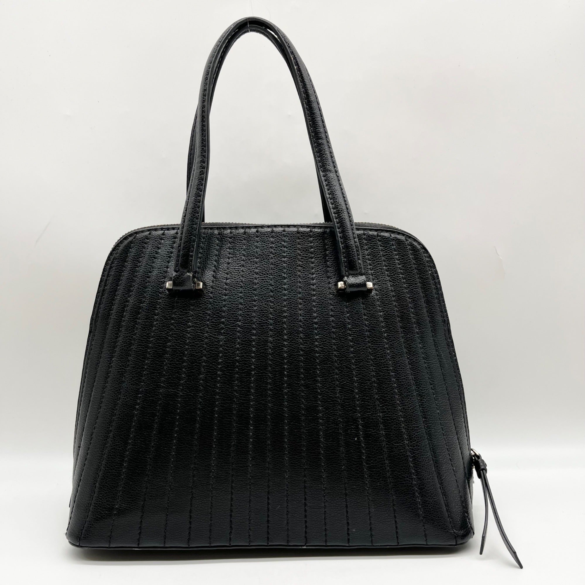 Kate Spade Black Quilted Dome Bag