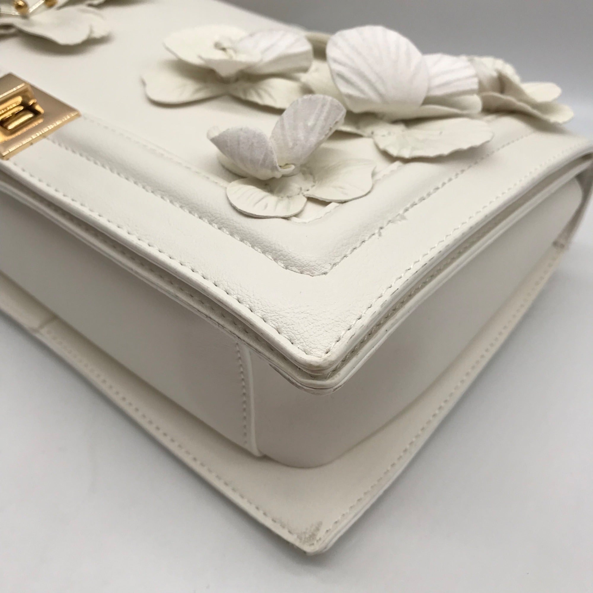 I.N.C. International Concepts Vanilla Ajae Flap Floral Crossbody Bag