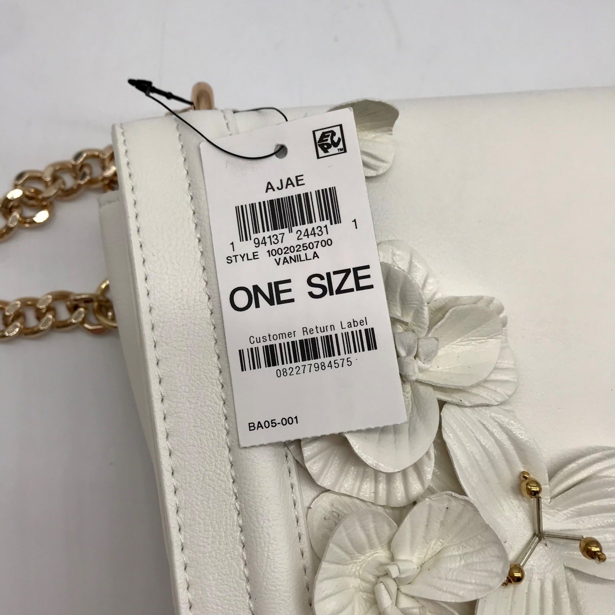 I.N.C. International Concepts Vanilla Ajae Flap Floral Crossbody Bag