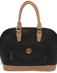 Rioni Brown Signature Dome Satchel Handle Bag