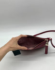 Kate Spade Red Saffiano Leather Sadie Crossbody Bag
