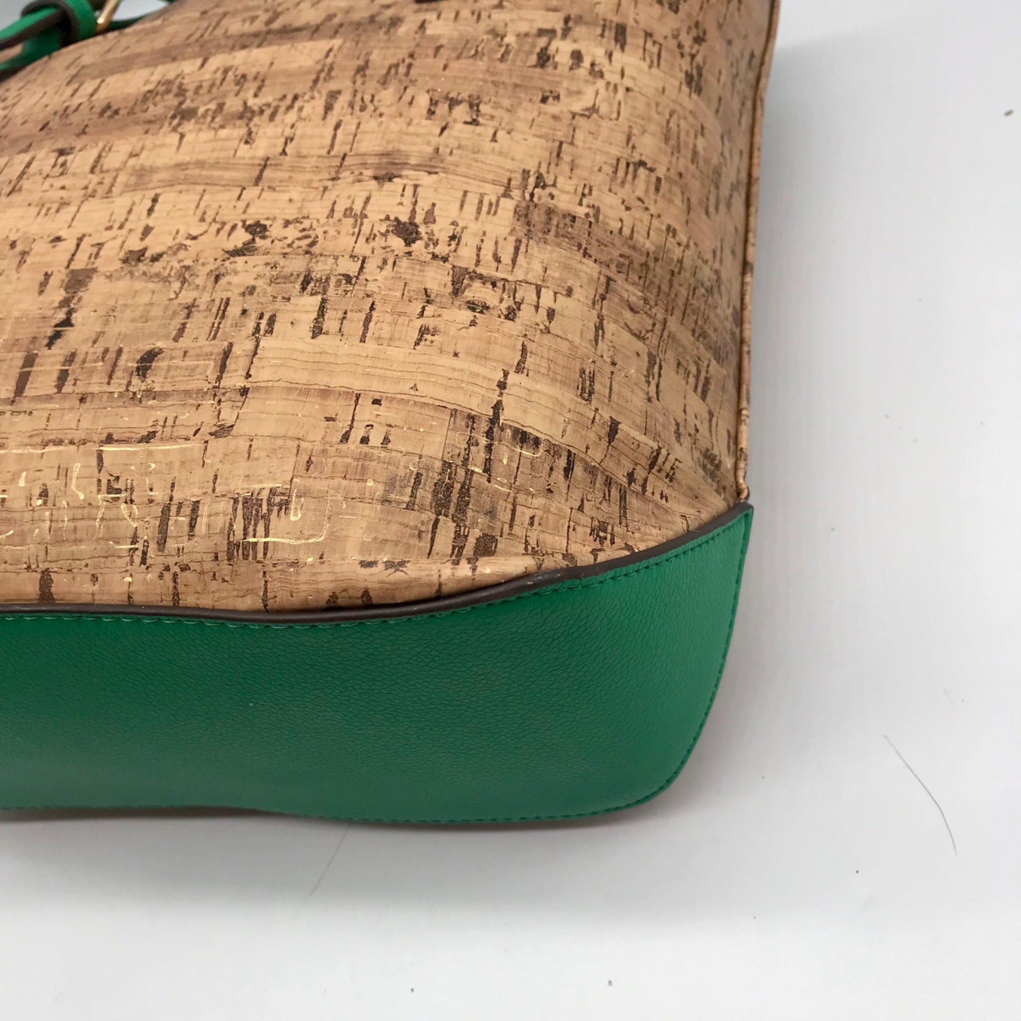 Anne Klein Tan Cork Tote Bag