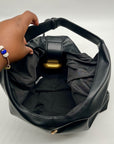 Steve Madden Black Leather Shoulder Bag