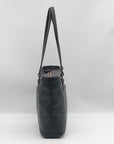 Dooney & Bourke Black Pebbled Grain Leather Lexington Tote Bag