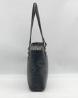 Dooney & Bourke Black Pebbled Grain Leather Lexington Tote Bag