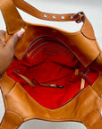 Dooney & Bourke Pink Pebbled Grain Leather Patterson Penelope Shoulder Bag