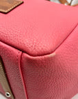 Dooney & Bourke Pink Pebbled Grain Leather Patterson Penelope Shoulder Bag