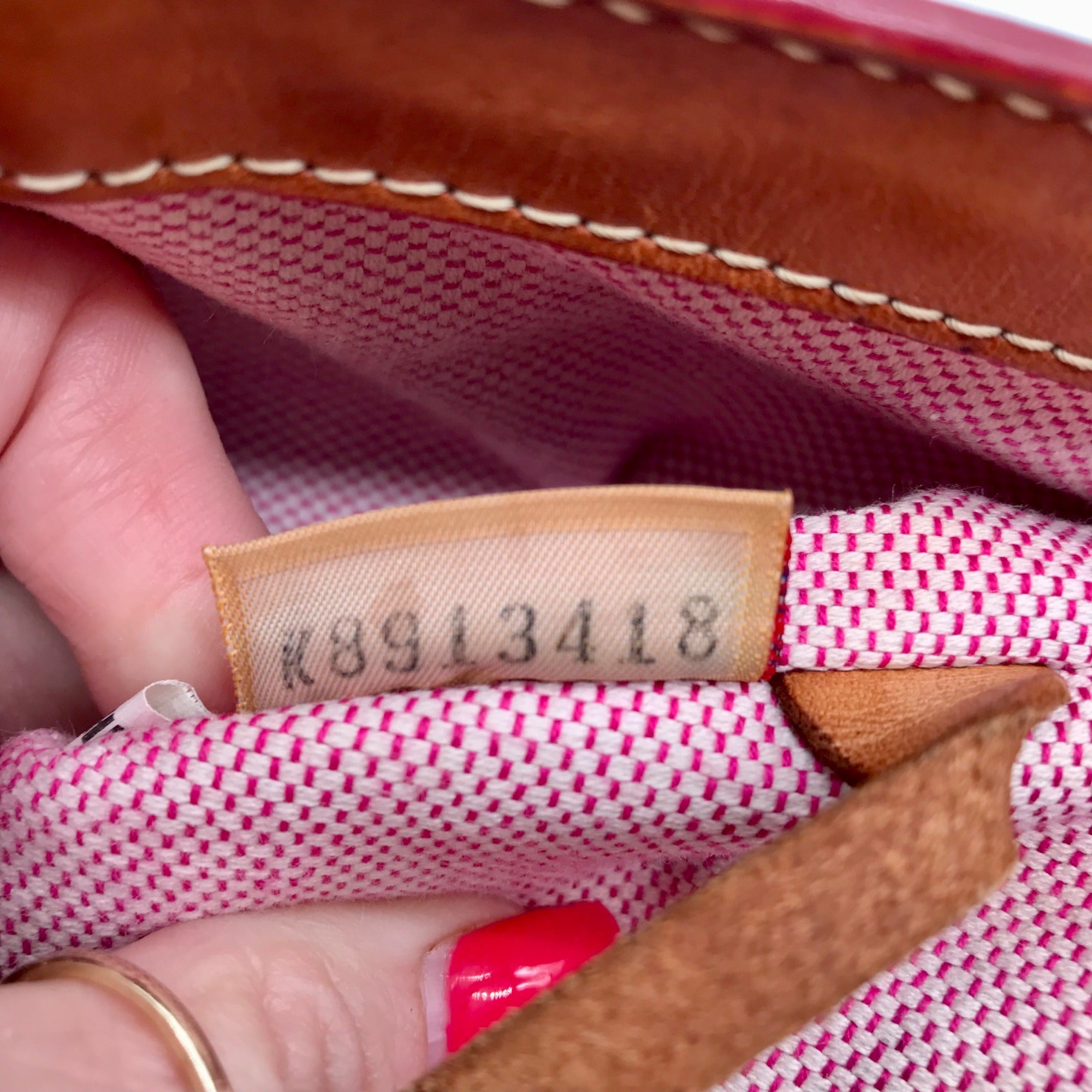 Dooney &amp; Bourke Lavendar Monogram Canvas Tote Bag