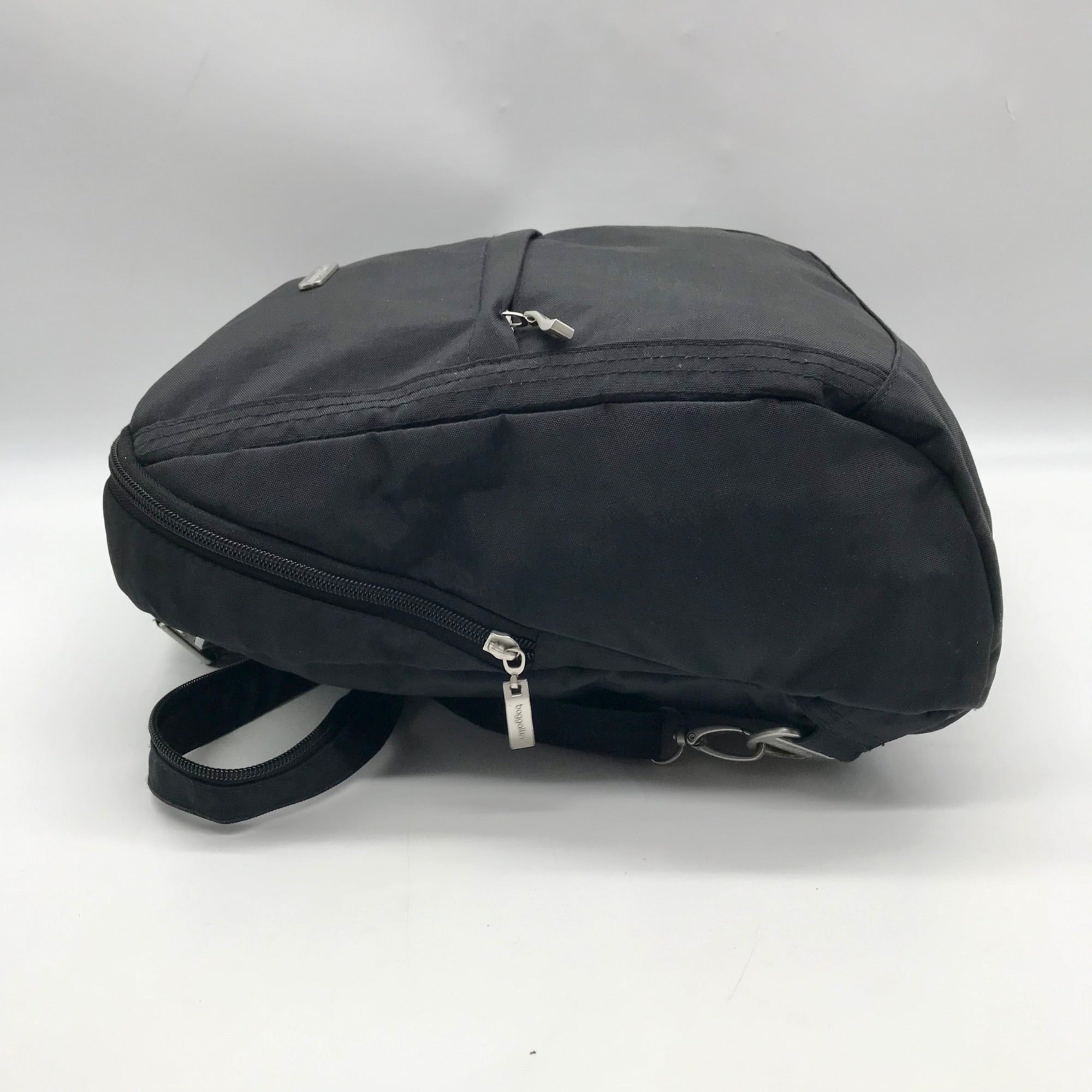 Baggallini Black Nylon Excursion Convertible Sling Bag