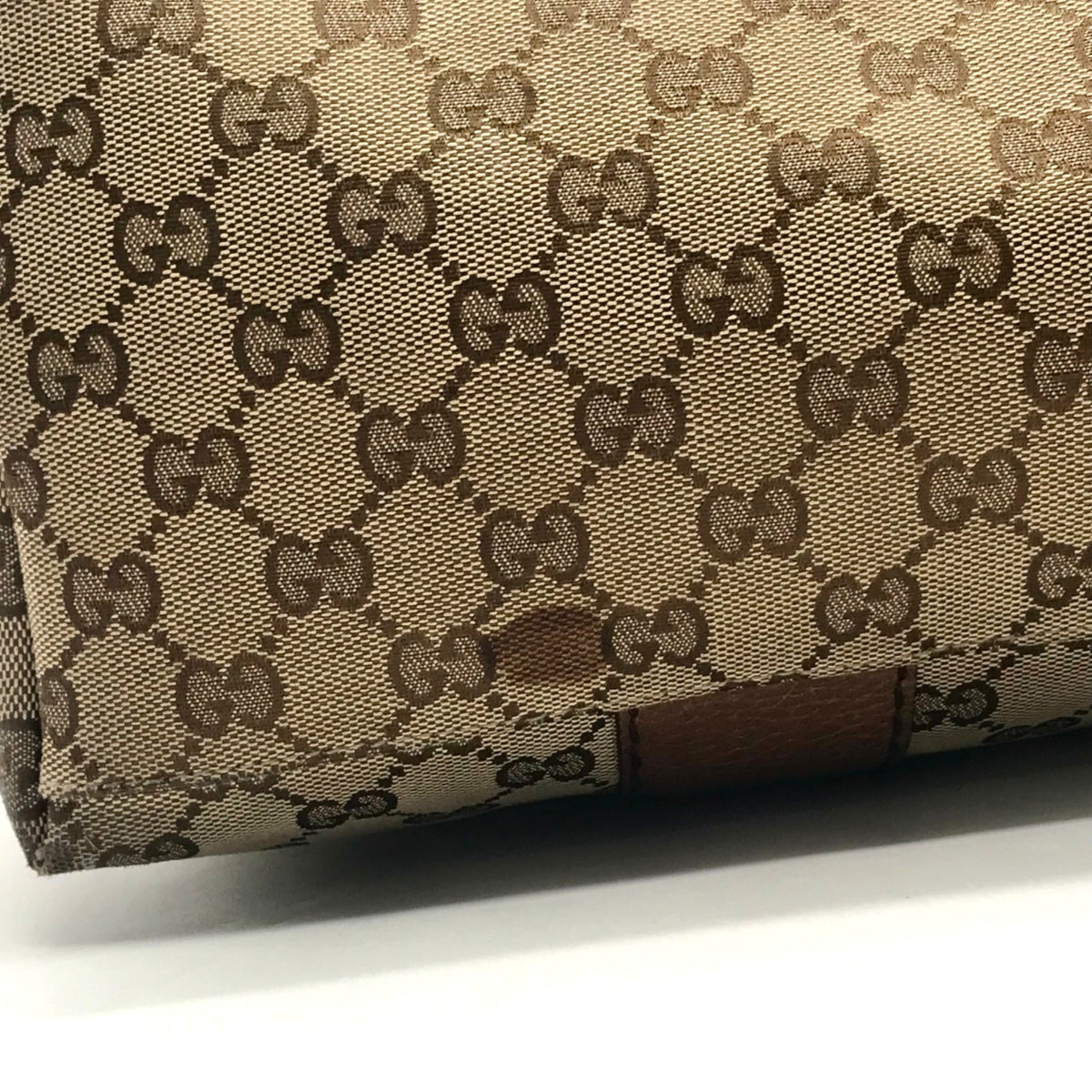 Gucci GG Khaki Signature Canvas Libeccio Tote Bag