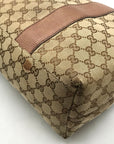 Gucci GG Khaki Signature Canvas Libeccio Tote Bag
