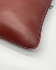 Stauer Brown Italian Leather Crossbody Bag