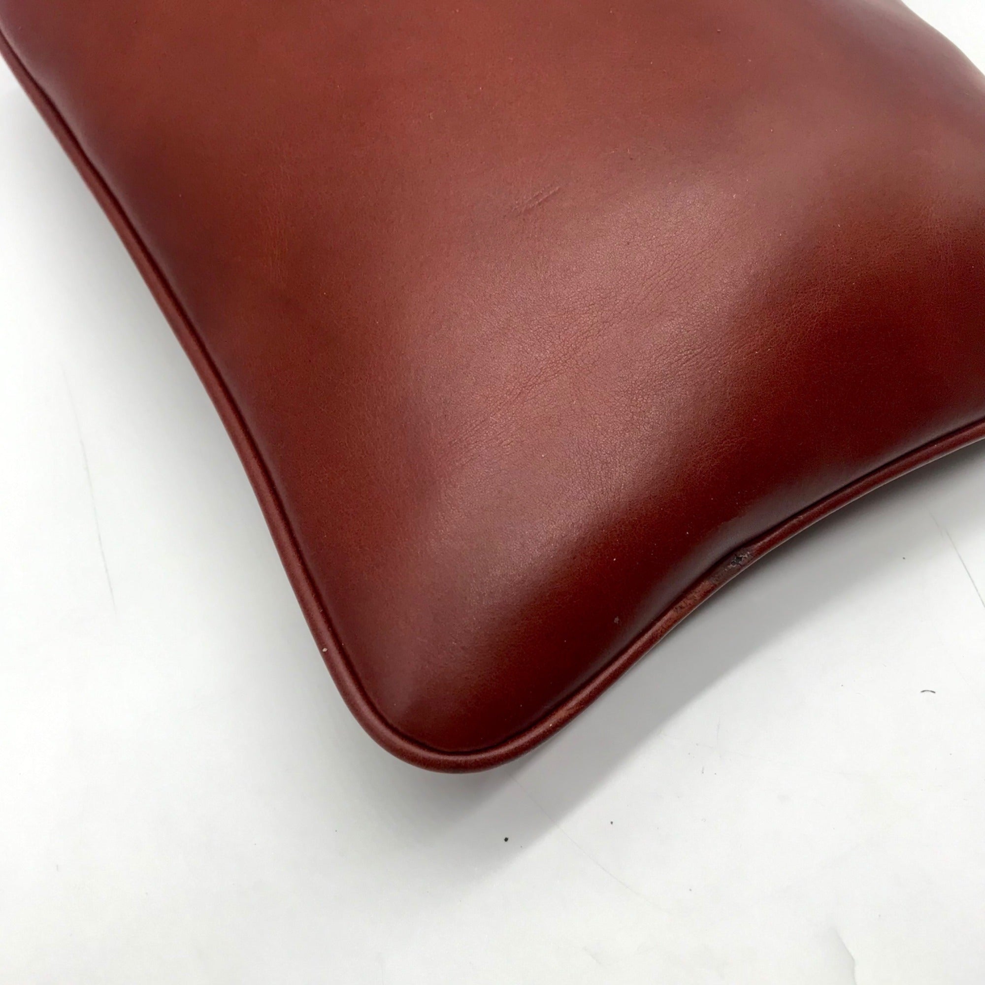 Stauer Brown Italian Leather Crossbody Bag