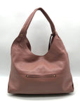 Michael Kors Mauve Pebbled Leather Austin Hobo Bag