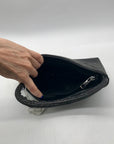 Urban Expressions Black Rhinestone Embellished Evening Shoulder Bag