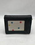 Kate Spade Black Leather Staci Business Card Holder Wallet