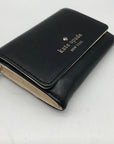 Kate Spade Black Leather Staci Business Card Holder Wallet