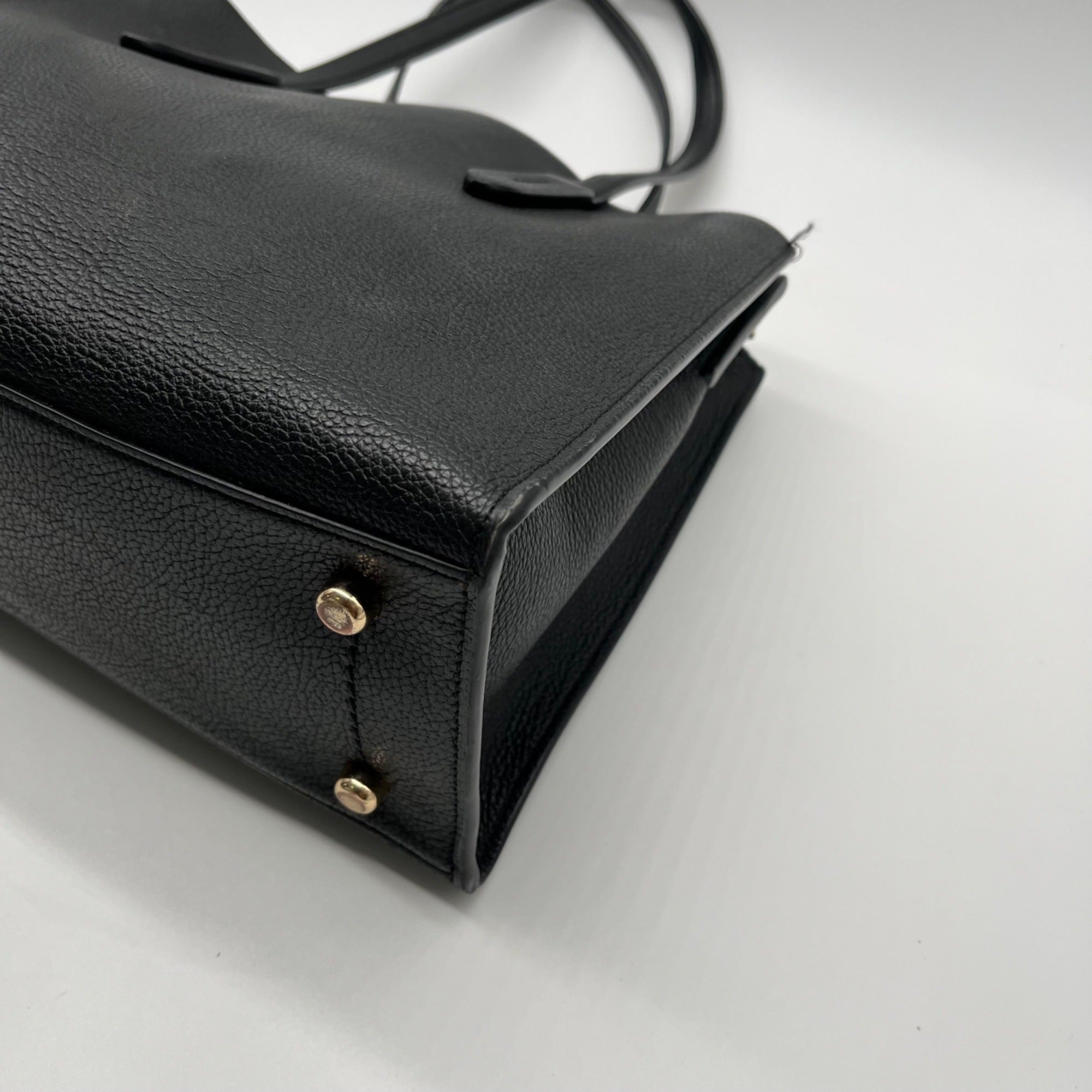 Coach Black Pebbled Leather Charlie Carryall Bag 25137