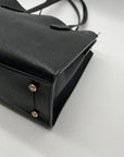 Coach Black Pebbled Leather Charlie Carryall Bag 25137