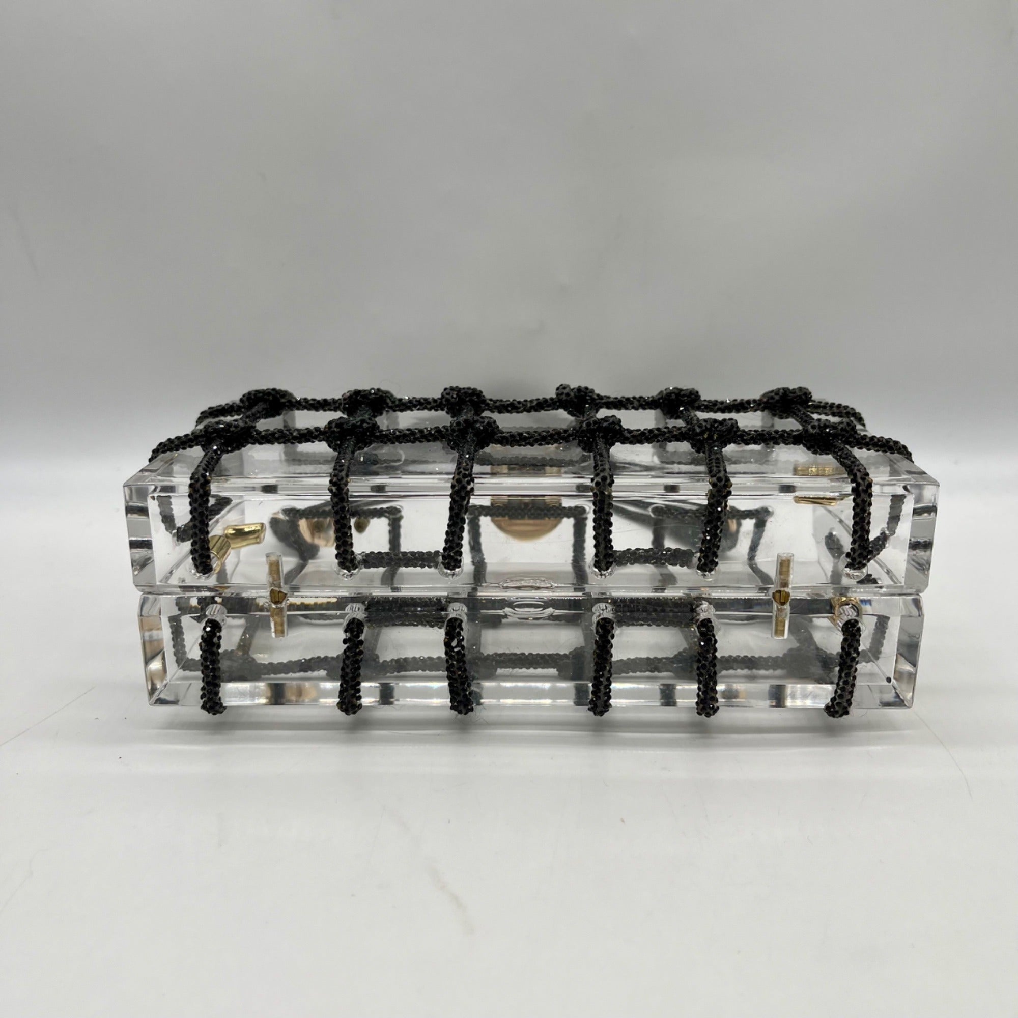 BC Bags Transparent Convertible Evening Bag