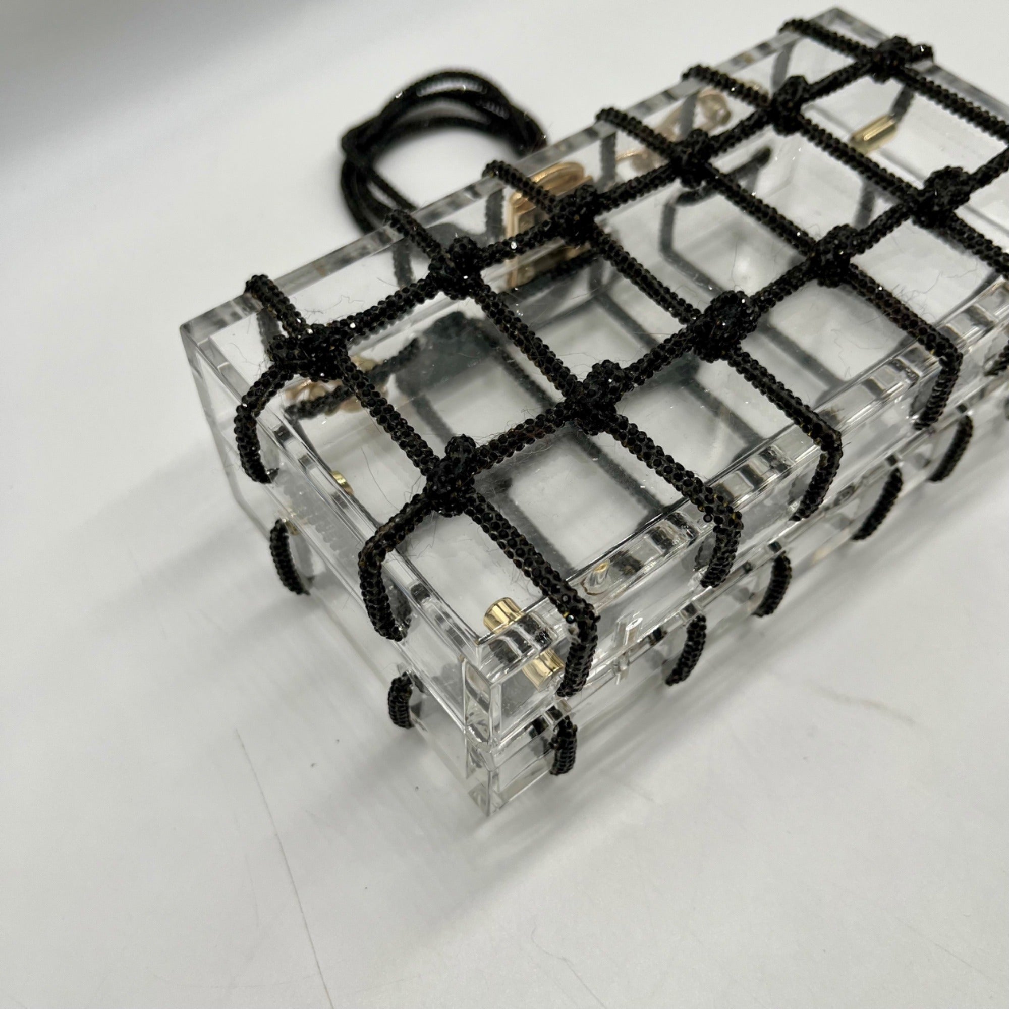 BC Bags Transparent Convertible Evening Bag