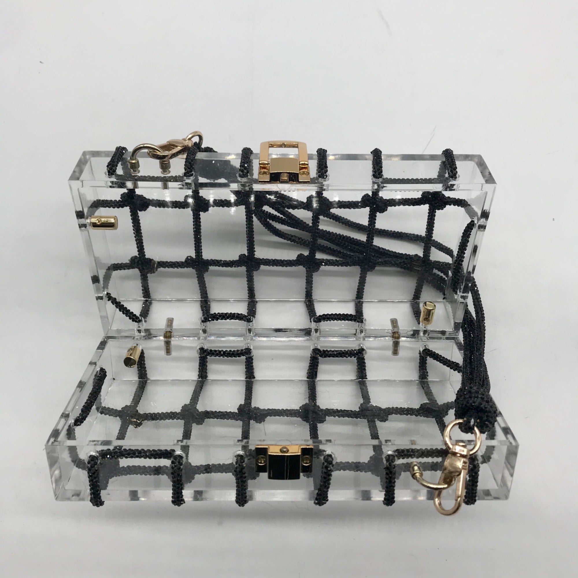 BC Bags Transparent Convertible Evening Bag