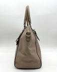 Michael Kors Beige Saffiano Leather Ciara Convertible Satchel