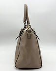 Michael Kors Beige Saffiano Leather Ciara Convertible Satchel
