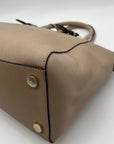 Michael Kors Beige Saffiano Leather Ciara Convertible Satchel