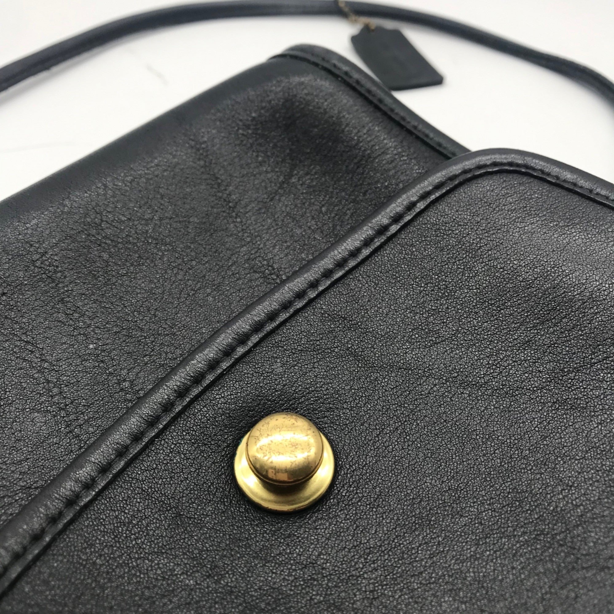 Coach Black Leather Vintage Chrystie Bag