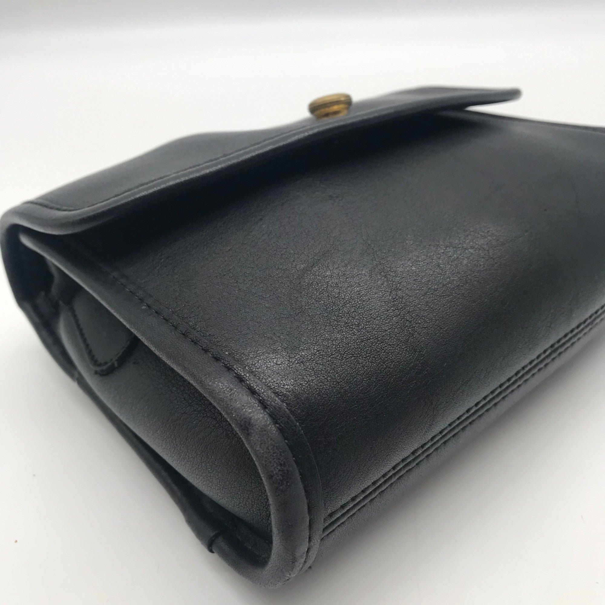 Coach Black Leather Vintage Chrystie Bag