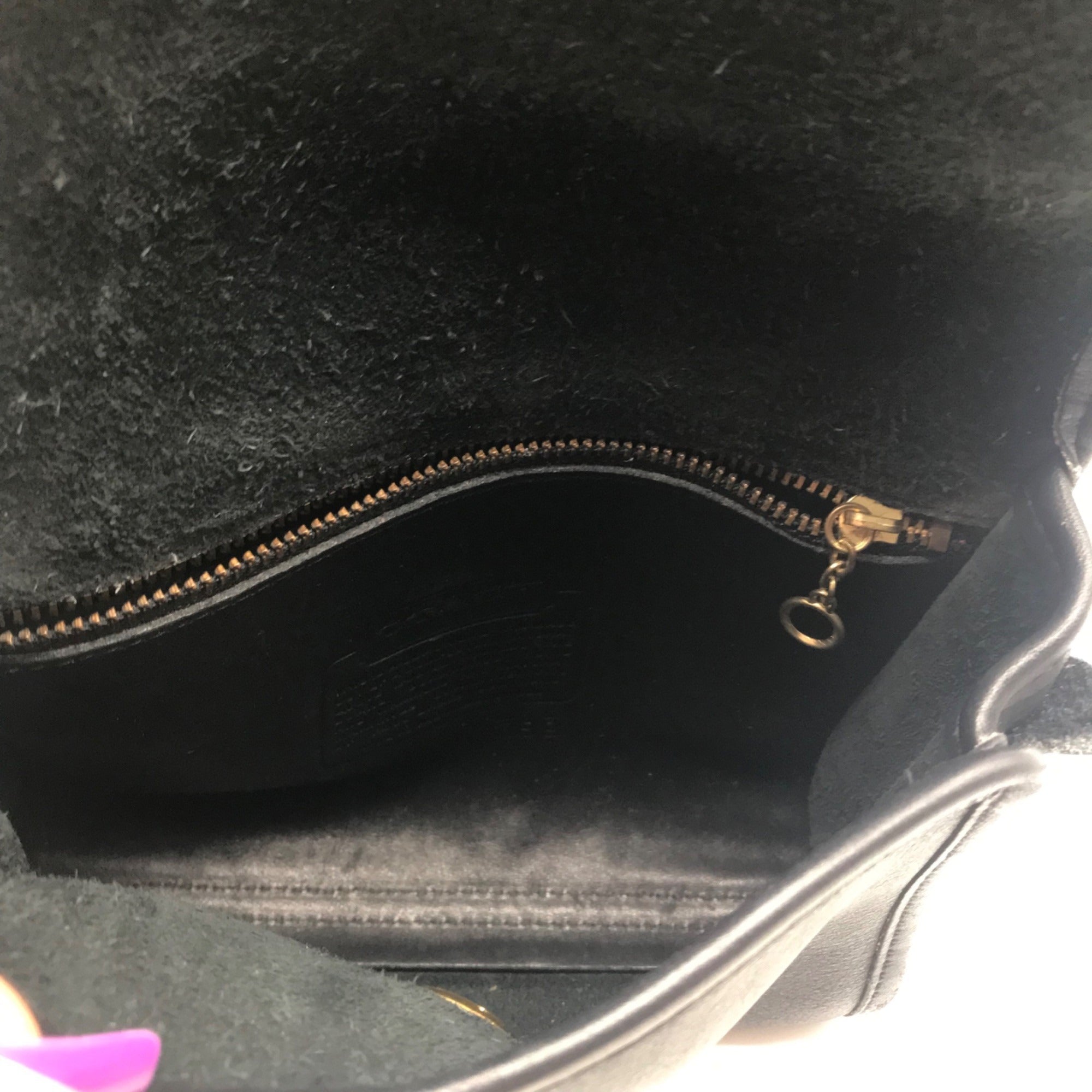 Coach Black Leather Vintage Chrystie Bag
