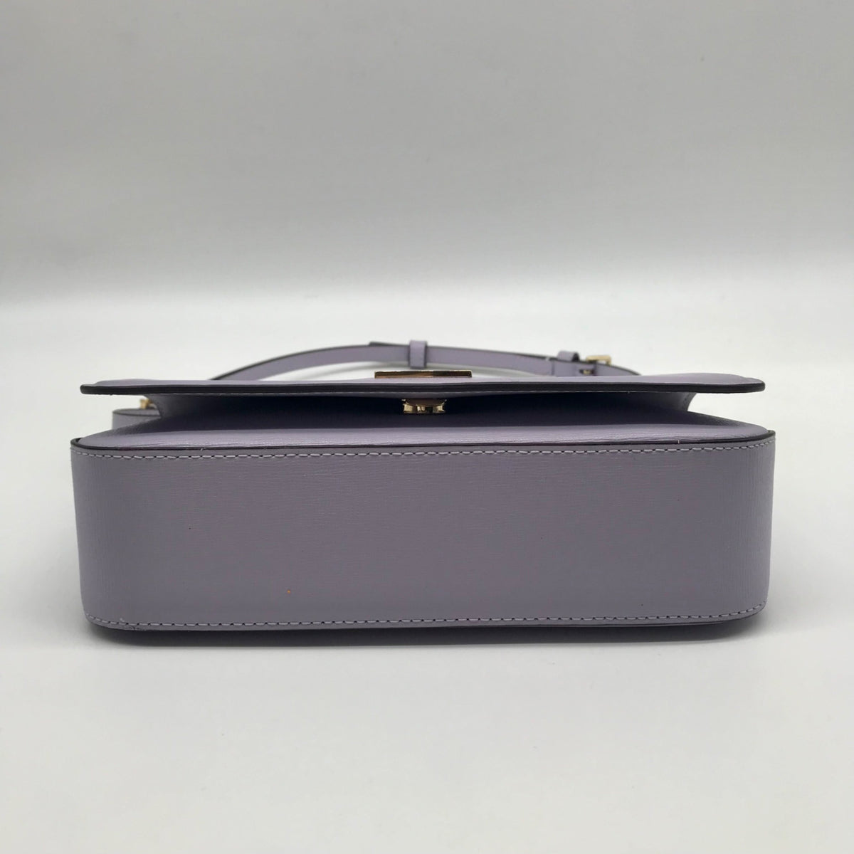 Kate Spade Lavender Saffiano Leather Flap Chain Crossbody Bag