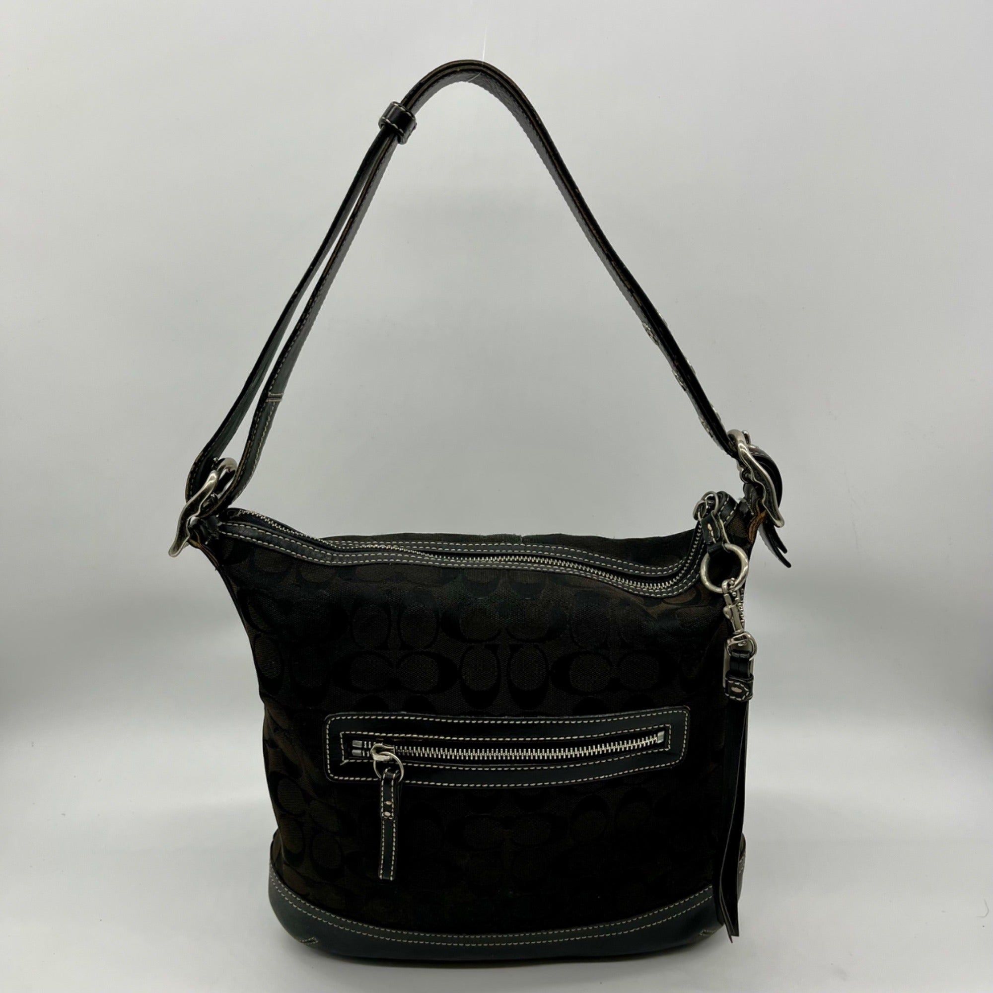 Coach Black Canvas Soho Shoulder Bag 9349