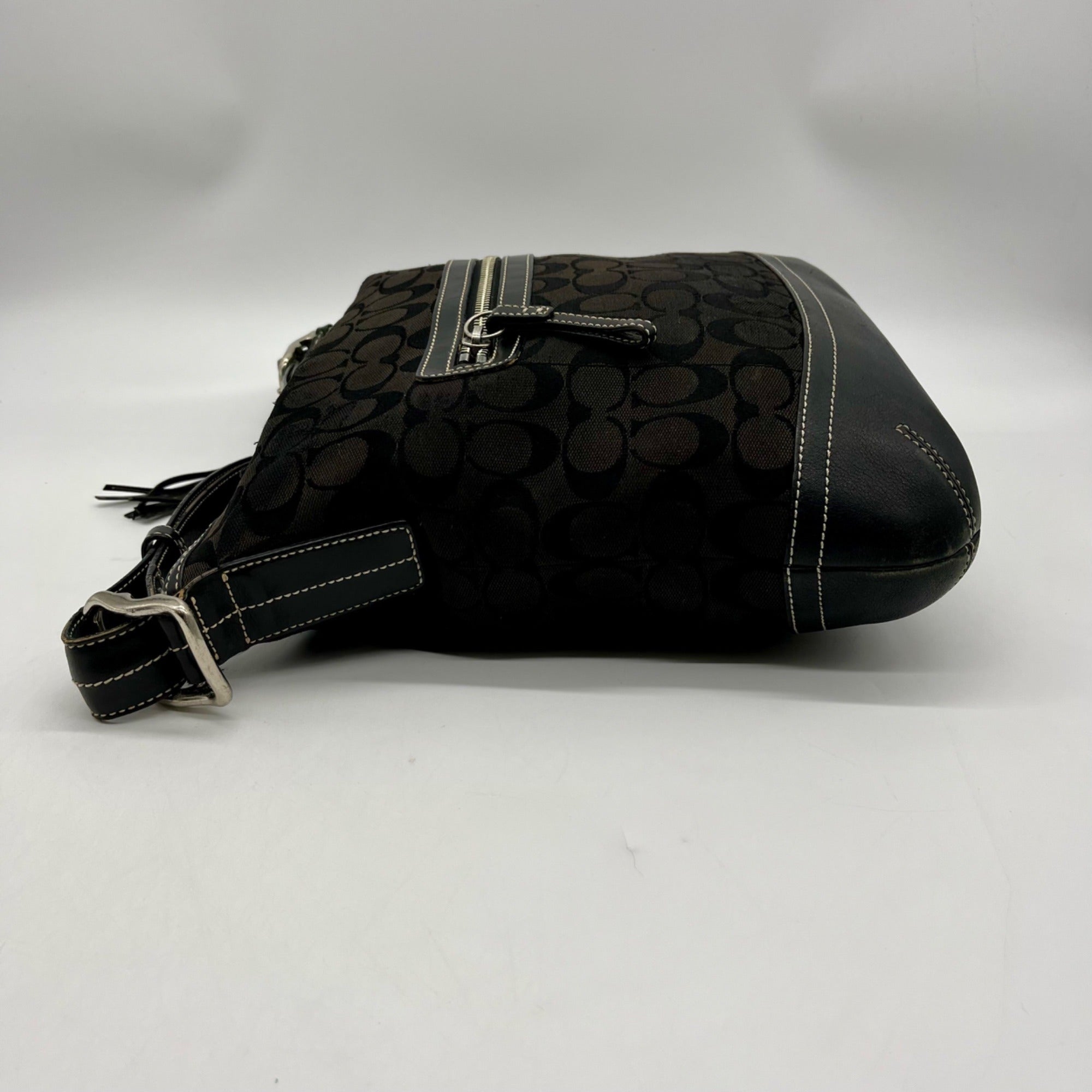 Coach Black Canvas Soho Shoulder Bag 9349