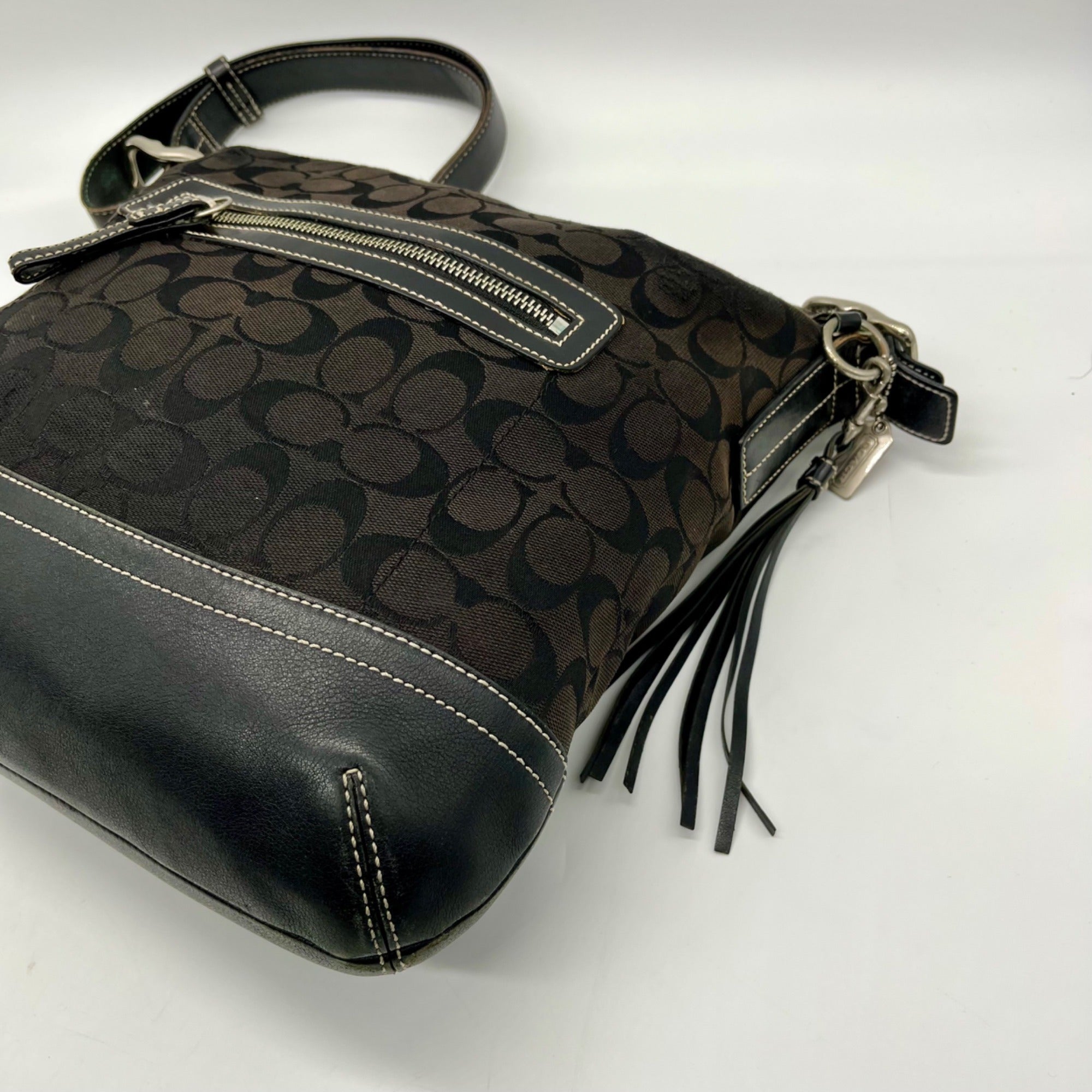 Coach Black Canvas Soho Shoulder Bag 9349