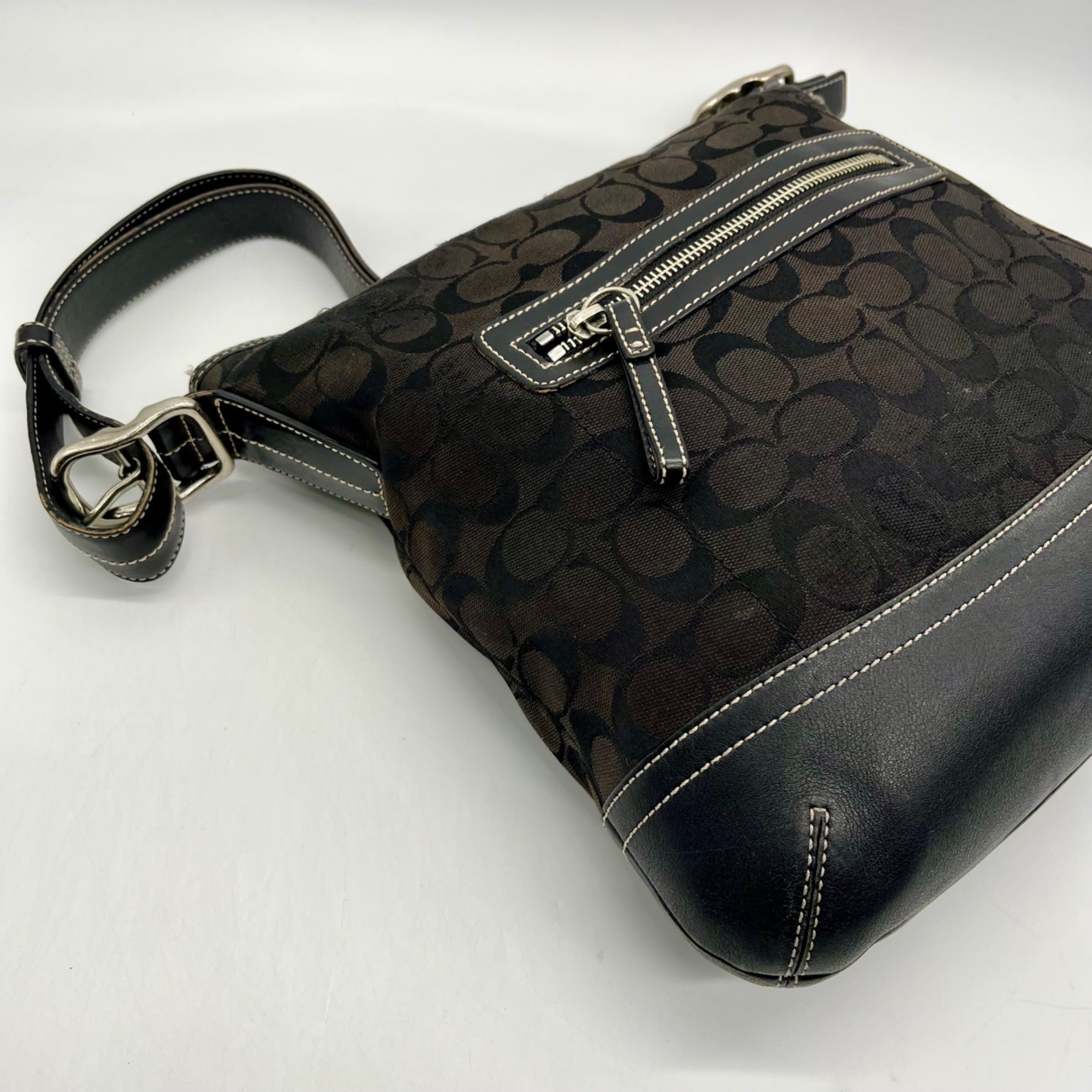 Coach Black Canvas Soho Shoulder Bag 9349