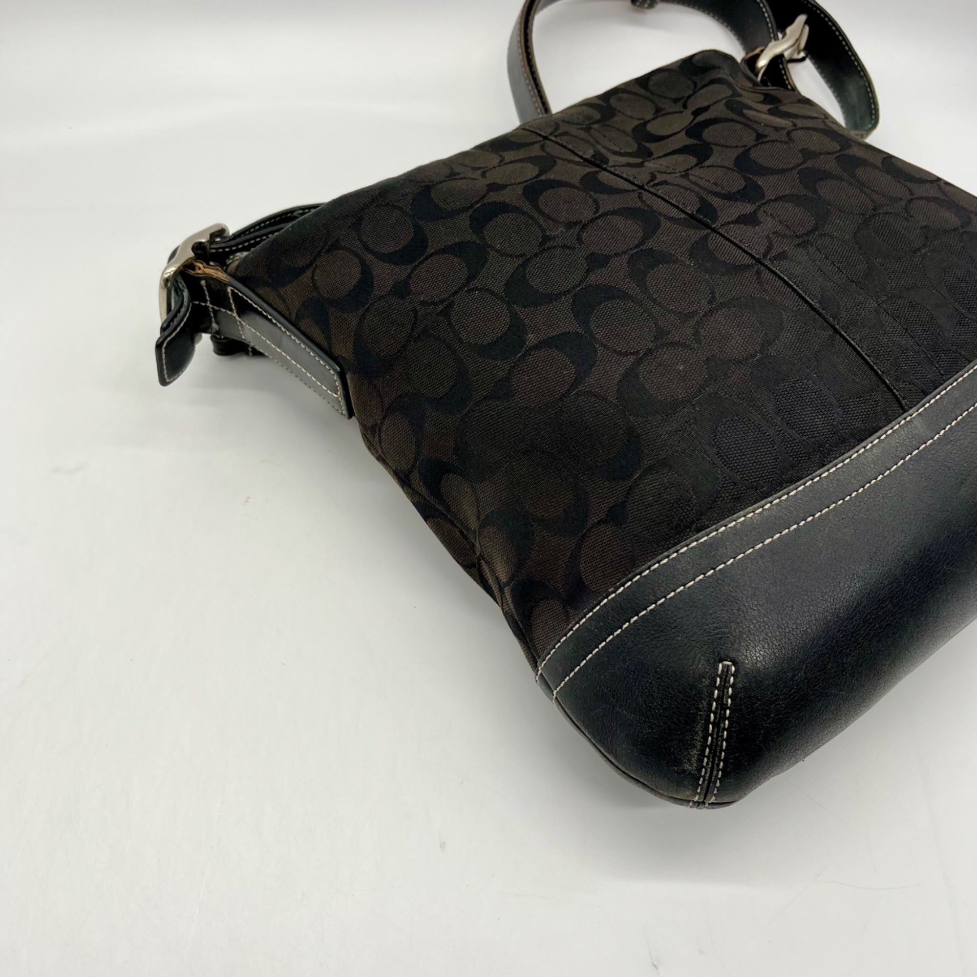 Coach Black Canvas Soho Shoulder Bag 9349