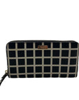 Kate Spade Black & White Saffiano Leather Neda Laurel Way Wallet