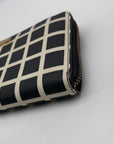 Kate Spade Black & White Saffiano Leather Neda Laurel Way Wallet