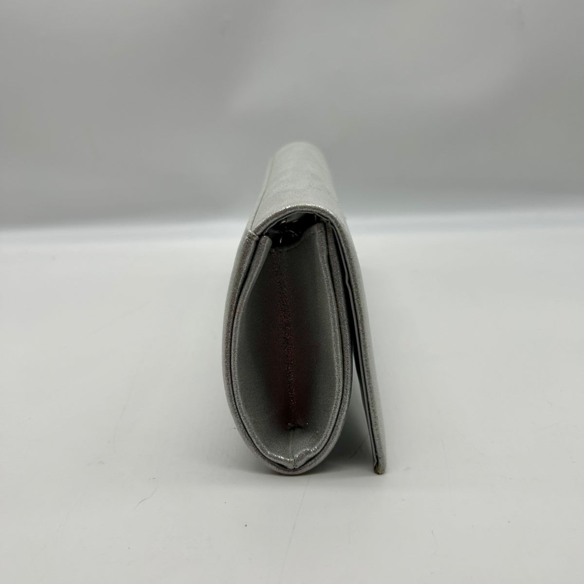 Nina Silver Evening Clutch Bag