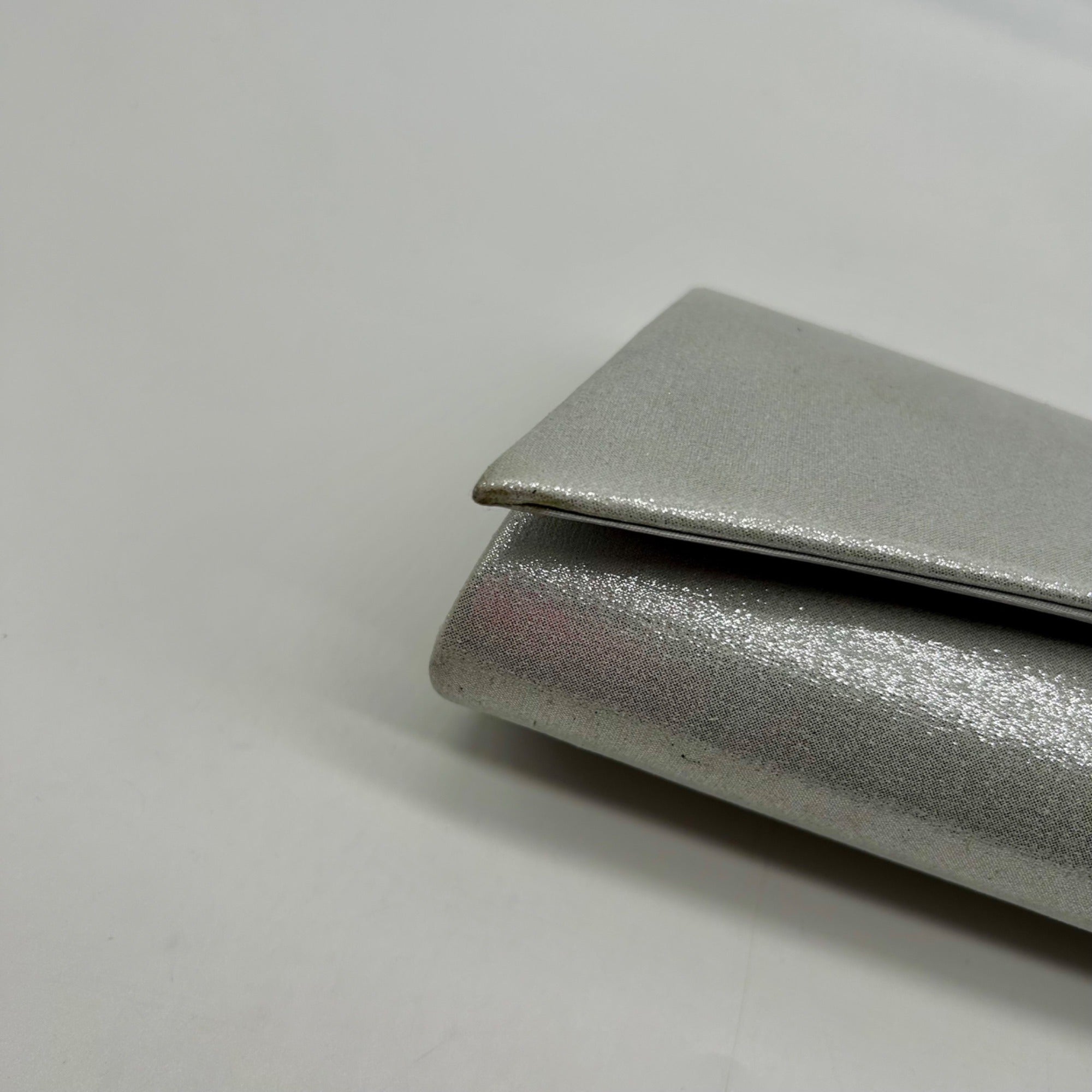 Nina Silver Evening Clutch Bag