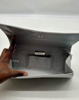 Nina Silver Evening Clutch Bag
