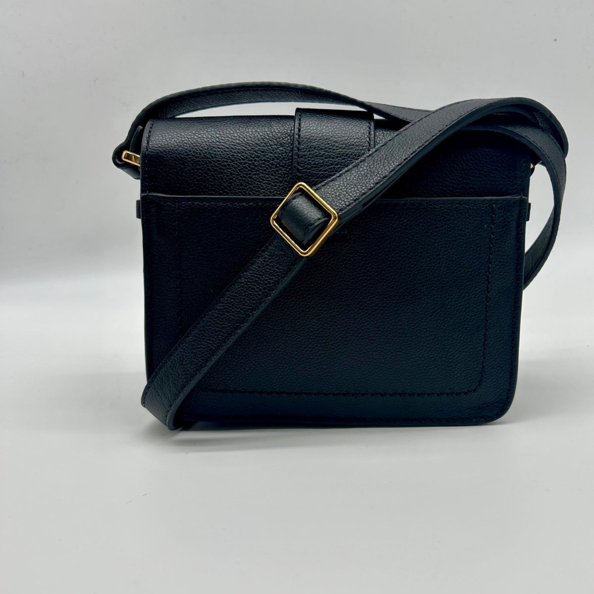 Fossil Zoey Black Leather Crossbody Bag