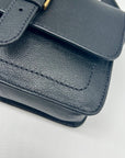 Fossil Zoey Black Leather Crossbody Bag
